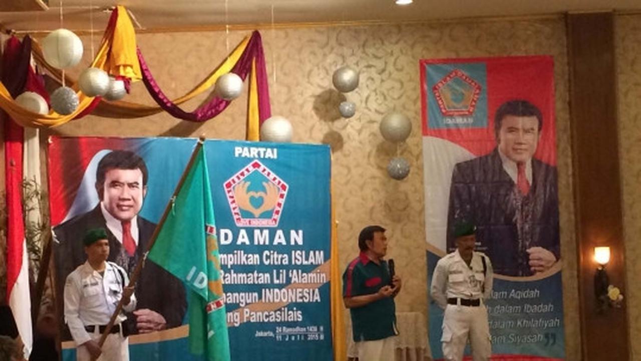 Aksi raja dangdut Rhoma Irama deklarasikan Partai Idaman