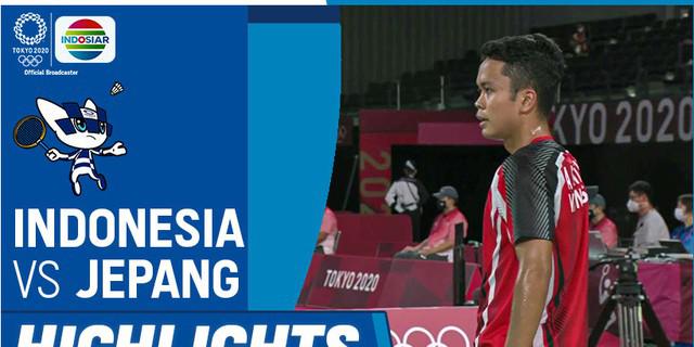 VIDEO: Anthony Ginting Melaju ke Perempat Final Olimpiade Tokyo 2020 Setelah Taklukkan Wakil Tuan Rumah