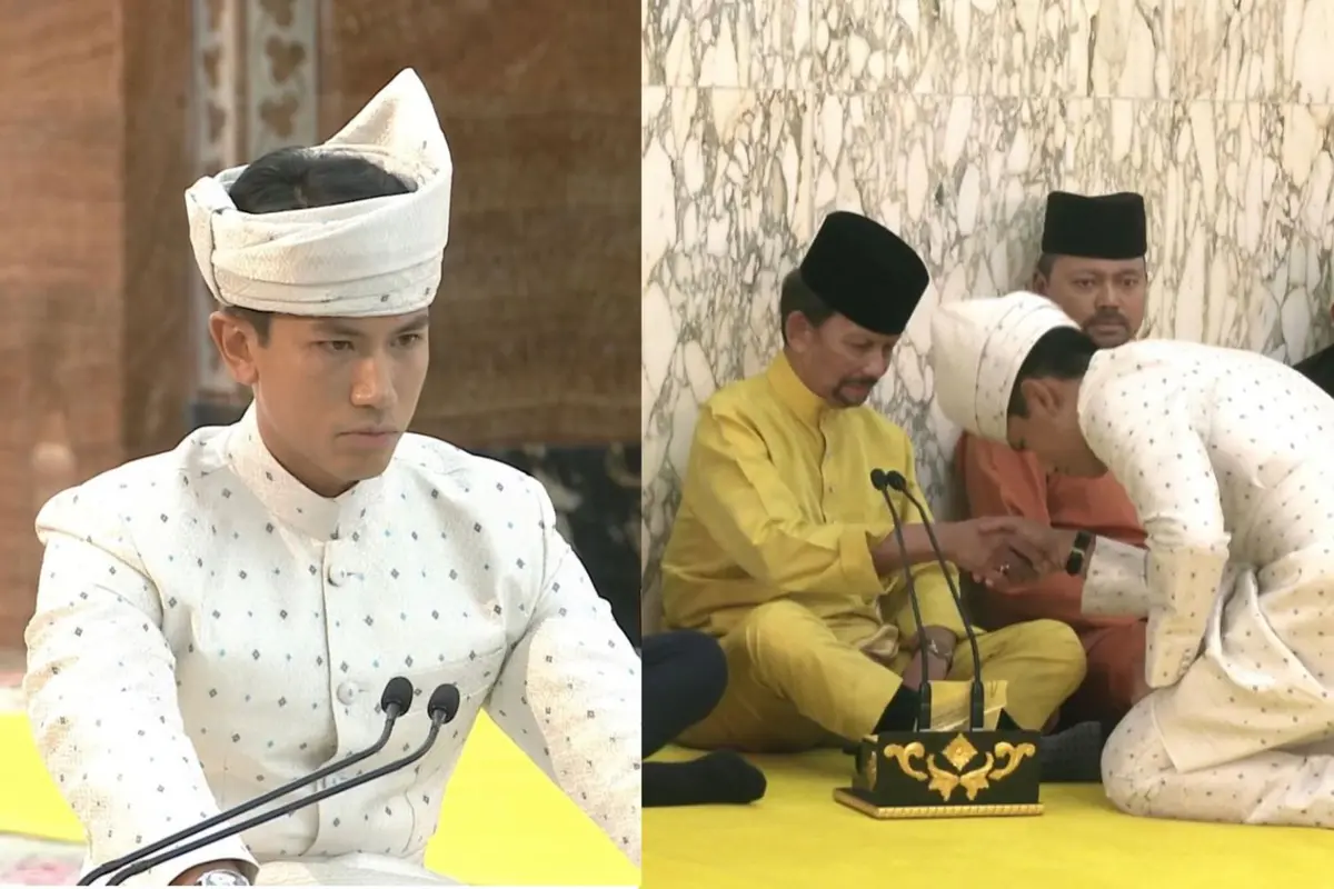 Deretan potret Pangeran Abdul Mateen dari Brunai Darussalam menikah