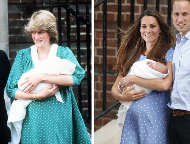 Putri Diana dan Kate Middleton