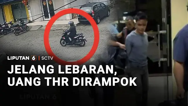Jelang Lebaran, Uang THR Dirampok