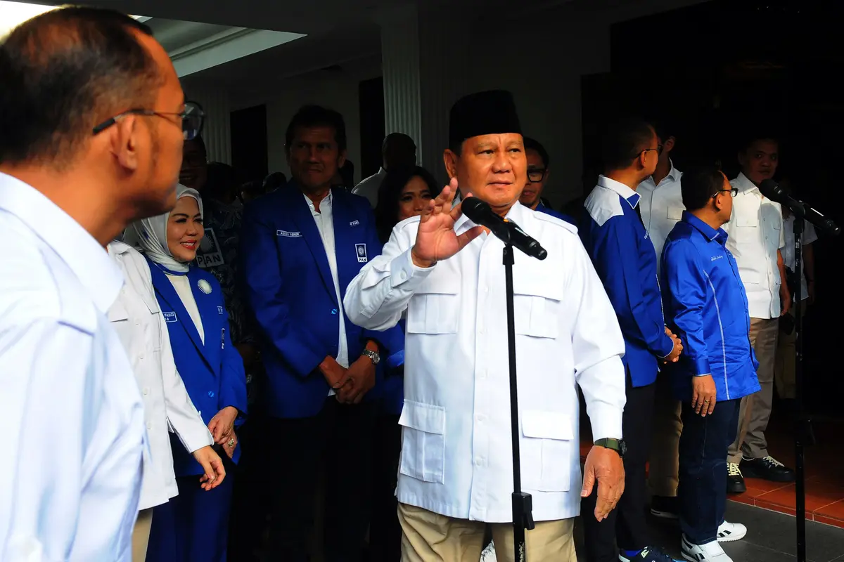 Bahas Koalisi Besar, Zulkifli Hasan dan Elite PAN Temui Prabowo Subianto di Kertanegara