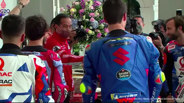 Deretan Potret Keseruan Parade Pembalap MotoGP di Istana Merdeka