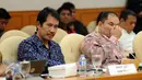 Dirut JICT, Dani Rusli (kiri) bersama Wakil Dirut JICT, Riza Erivan saat mengikuti sidang lanjutan pansus angket Pelindo II di Gedung DPR Jakarta, Rabu (25/11/2015). Sidang meminta keterangan dari tiga pejabat JICT. (Liputan6.com/Helmi Fithriansyah)