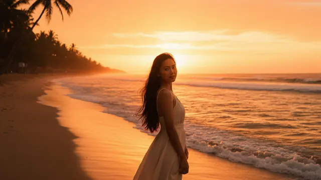 Prompt Gemini AI Foto Sendiri di Pantai yang Aesthetic dan Realistis