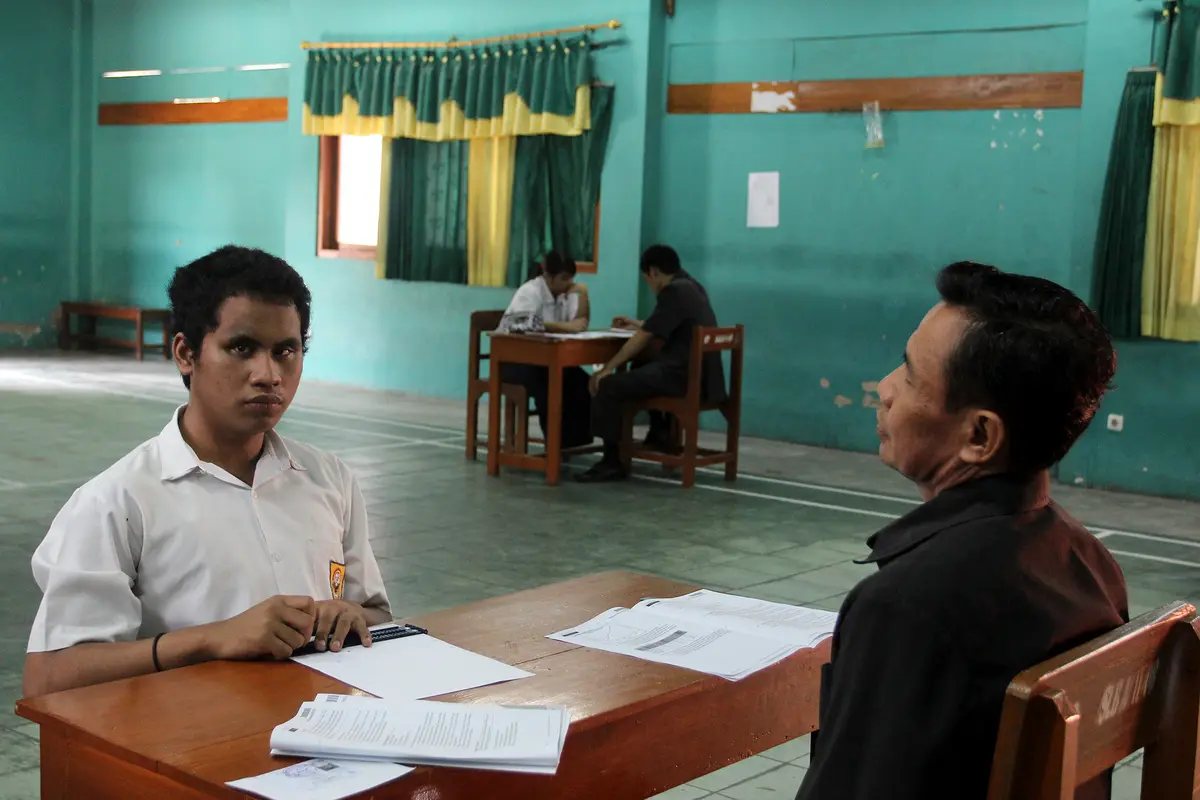 Tak Ada Soal UN Braille, Siswa Tuna Netra di Solo Pasrah