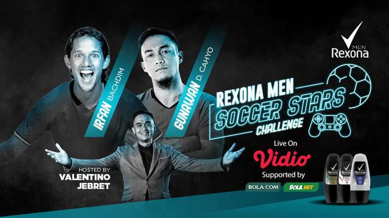 Irfan Bachdim Menang Tipis 3-2 Atas Gunawan di Rexona Men Soccer Stars Challenge