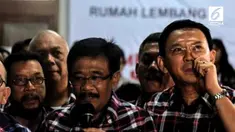 Usai menjenguk Ahok di Rutan Cipinang, Djarot menceritakan tentang kondisi Ahok di rutan Cipinang, Selasa (09/05)