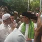 Gubernur DKI Jakarta Anies Baswedan di Masjid Al Mansur, Jakarta Barat, Minggu (22/10/2017). (Liputan6.com/Delvira Chaerani Hutabarat)