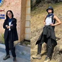 Tatjana Saphira sukses mendaki Gunung Rinjani pertama kalinya dalam waktu 4 hari 3 malam. Intip penampilan kecenya dengan sporty outfit saat naik gunung yuk!
