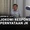 Presiden ke-7 RI, Joko Widodo merespons pernyataan Wakil Presiden ke-10 dan ke-12 RI, Jusuf Kalla mengenai klaim peran JK dalam karier politiknya. Mantan Wali Kota Solo itu menanggapi santai dengan menyebut dirinya sebagai sosok orang biasa dan orang...