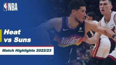 Berita video highlights pertandingan musim reguler NBA 2022/2023, pertandingan antara Phoenix Suns melawan Miami Heat, Sabtu (7/1/23). Suns kembali gagal raih kemenangan setelah kalah 96-104 dari Miami Heat.