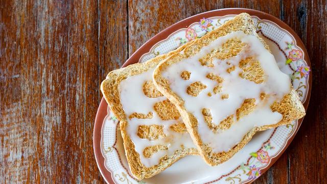 Ilustrasi menu susukental manis untuk sarapan