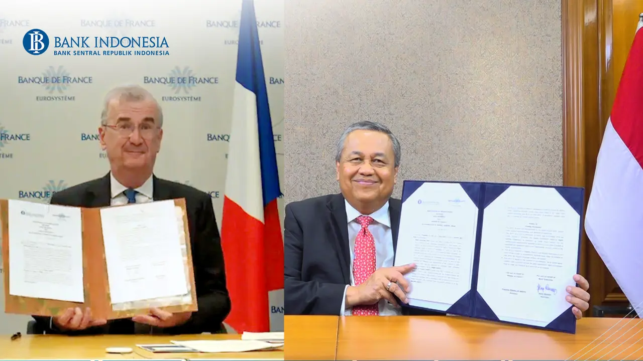 Bank Indonesia (BI) dan Banque de France (BdF) menyepakati penguatan kerja sama bilateral di area kebanksentralan