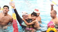 Perhelatan 1st Nika Fun Relay Swimming Championships 2025 berlangsung sangat meriah dengan diikuti hingga 170 peserta di Nika Training Pool, Bintaro, Jakarta, Minggu (7/12/2025). (Akuatik Indonesia)