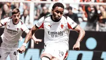 AC Milan meraih kemenangan 2-1 atas Genoa pada laga pekan ke-37 Serie A di Stadio Comunale Luigi Ferraris, Genoa, Minggu (17/05/2026) sore WIB. Satu dari dua gol Milan dicetak Christopher Nkunku. (dok. AC Milan)