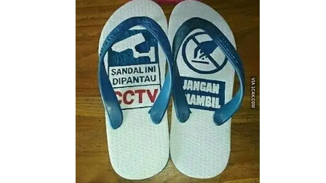 6 Tulisan Kocak Ada CCTV Ini Bikin Maling Elus Dada