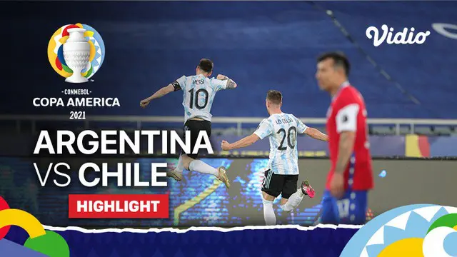 Berita video highlights Copa America 2021, Lionel Messi cetak 1 gol saat Argentina ditahan Chile 1-1, Selasa (15/6/21)