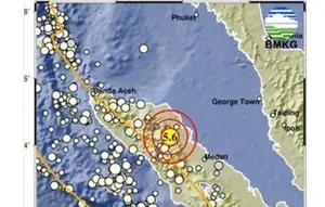 Gempa Darat Magnitudo 5,6 Guncang Aceh