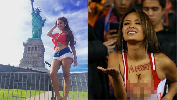Kenalkan Nissu Cauti, Suporter Seksi Janji Bugil Bila Peru 