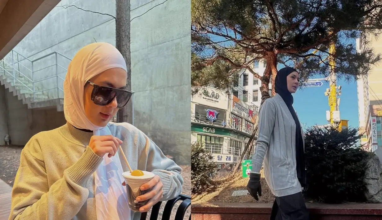 Sebagai seorang model, Paula Verhoeven paham betul bagaimana untuk tampil tidak membosankan. Meski mengenakan pakaian dengan warna monokrom, seperti saat ia berada di Korea Selatan. [@paula_verhoeven]