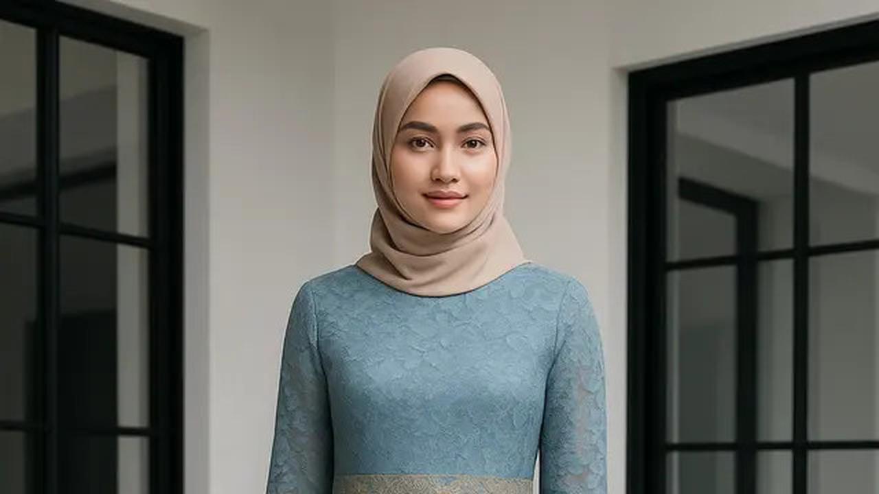 8 Model Gamis Brokat Kombinasi Batik Terbaru Tren 2025, Anggun dan Penuh Karakter