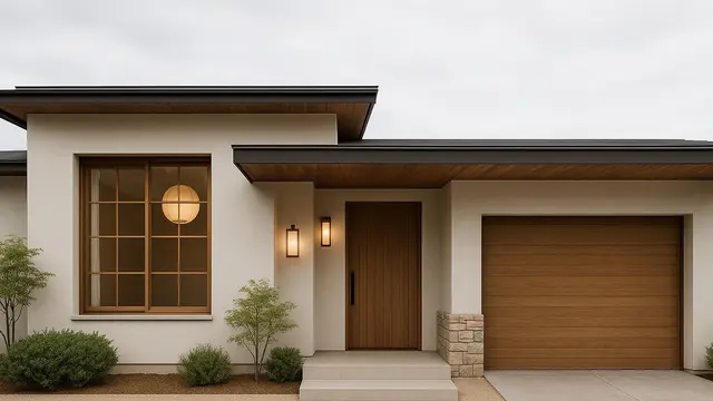 Desain Rumah 1 Lantai Minimalis Modern Elegan