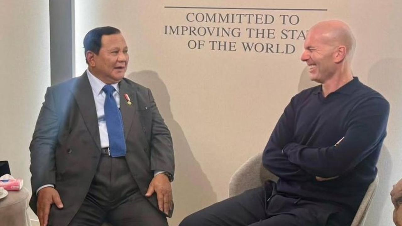 Presiden Prabowo Bertemu Zinedine Zidane, Ungkap Visi Majukan Sepak Bola Nasional