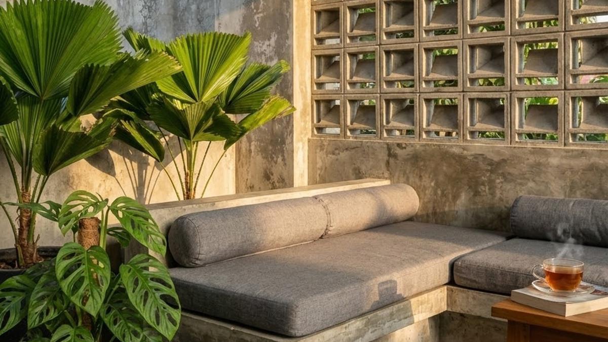 10 Desain Teras Minimalis Dengan Dinding Roster Agar Sirkulasi Udara Adem, Bikin Betah 