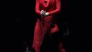Penampilan Katy Perry saat menghibur penonton di Madison Square Garden dalam tur "Witness: The Tour" di New York (2/10). (Michael Loccisano/Getty Images/AFP)