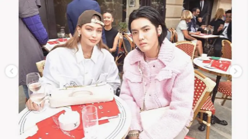 Kris Wu dan Gigi Hadid