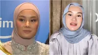 Potret wajah artis yang jadi 'korban' kamera wartawan. (Sumber: TikTok.com/fanbasedinda / Instagram/dindahw)