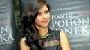 Untuk menerima job sinetron dan film layar lebar, istri Andrew White itu terpaksa harus meninggalkan suami dan kedua anaknya yang menetap di Bali, Selasa (5/8/14). (Liputan6.com/Panji Diksana)