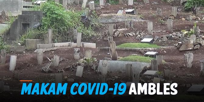 VIDEO: Puluhan Makam Khusus Covid-19 di Bandung Ambles, Apa Penyebabnya?