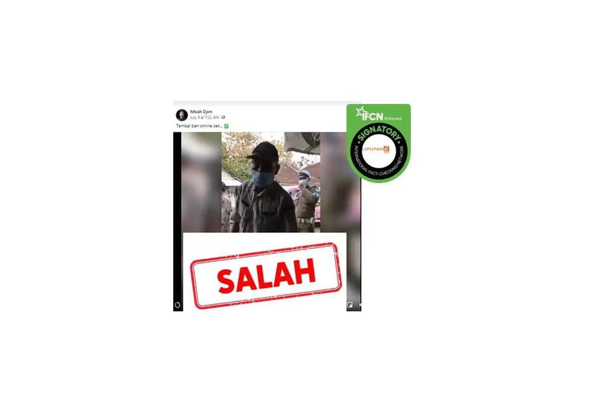 Cek Fakta Tambal Ban