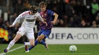 Marc Muniesa hanya bermain 2 kali untuk Barcelona senior pada musim 2009-2013. Setelah itu, Marc Muniesa pindah ke Stoke City. (AFP/Lluis Gene)