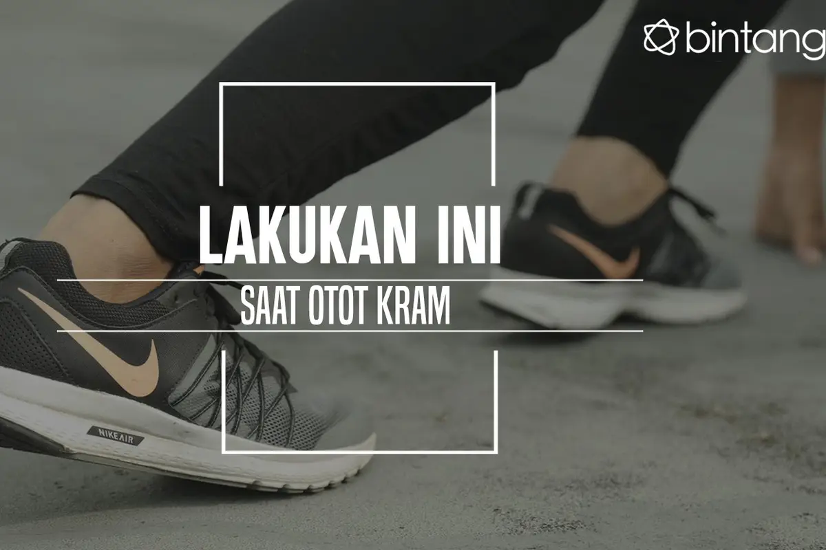 Lakukan ini saat otot kram. (Foto: Daniel Kampua, Digital Imaging: Nurman Abdul Hakim/Bintang.com)