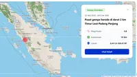 Gempa Hari Ini Jumat 2 Mei 2025 Guncang Pulau Karatung dan Padang Panjang