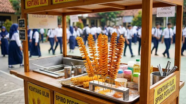 Kentang Spiral
