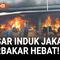 Kebakaran hebat melanda Pasar Induk Kramat Jati, Jakarta Timur, pada Senin pagi. Sedikitnya 35 kios pedagang hangus terbakar dalam peristiwa tersebut. Kobaran api disertai asap hitam tebal sempat membumbung tinggi ke udara dan mengundang kepanikan pe...