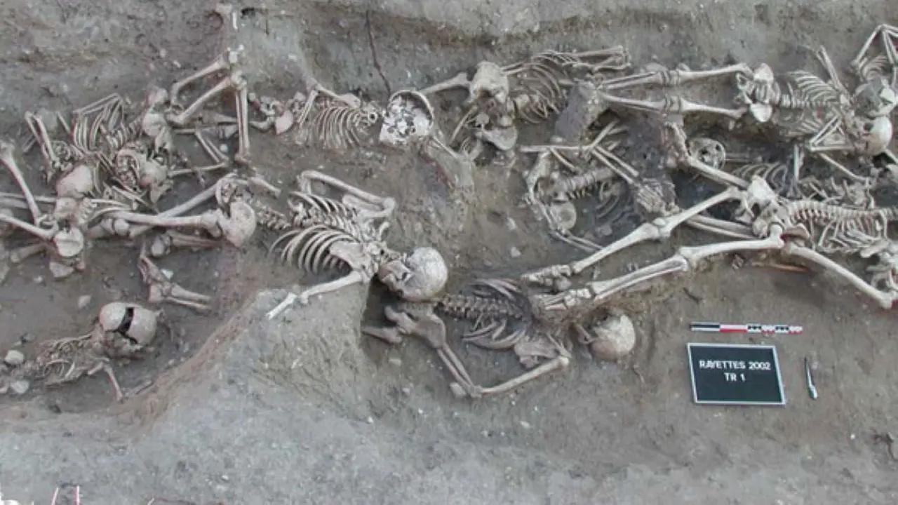 Pemakaman korban wabah Black Death atau maut hitam