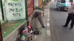 Polesta Tangerang melakukan razia terhadap 10 orang dengan gangguan jiwa.