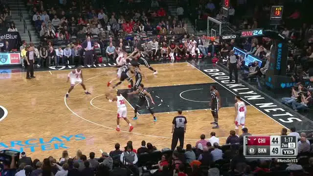 VIDEO : Cuplikan Pertandingan NBA, Nets 104 vs Bulls 87