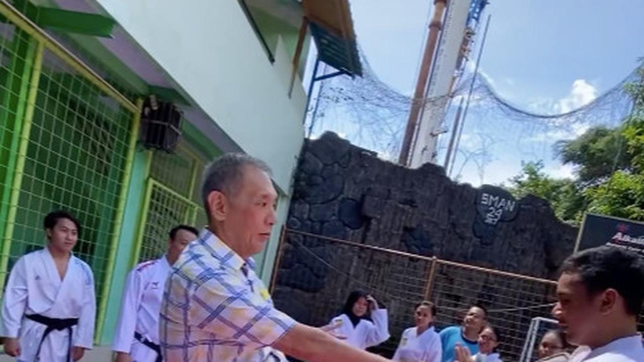 ⁠Babah Alun Jusuf Hamka Keluarkan Jurus Maut ala Street Fighter, Dilihat Pelatih Bersabuk Hitam