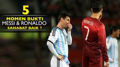 Video lima momen keakraban Lionel Messi dan Cristiano Ronaldo yang menjadi bukti mereka seperti sahabat baik.