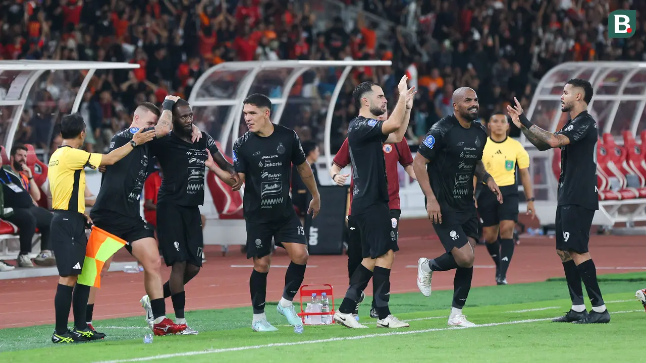 Foto: Kado Spesial Pemain di Hari Ulang Tahun Persija, Menang Meyakinkan di BRI Super League