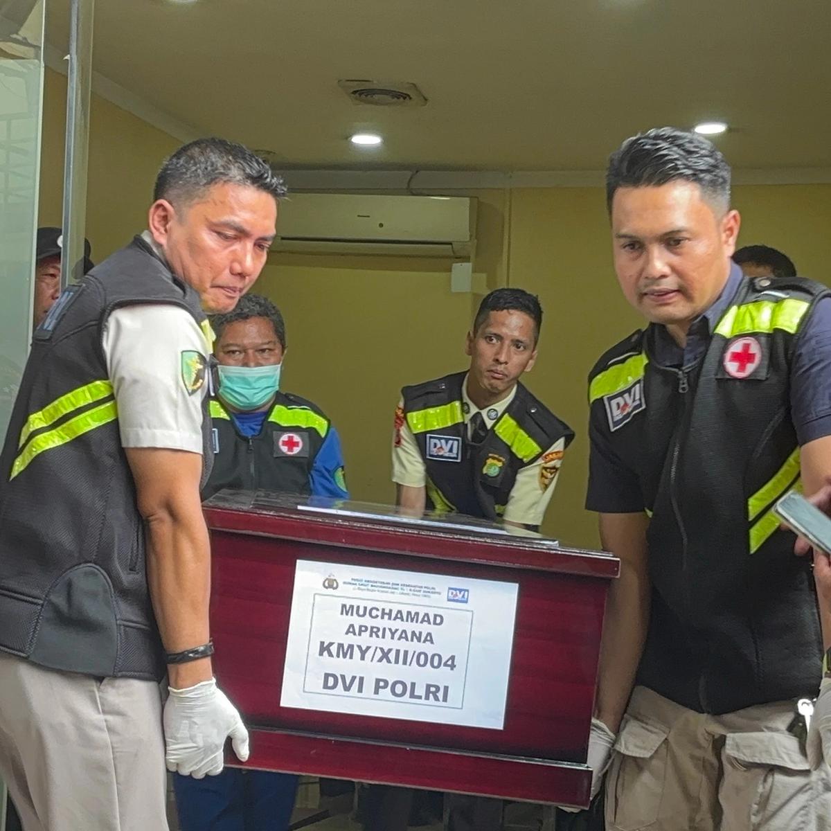 Jenazah korban kebakaran Terra Drone Kemayoran