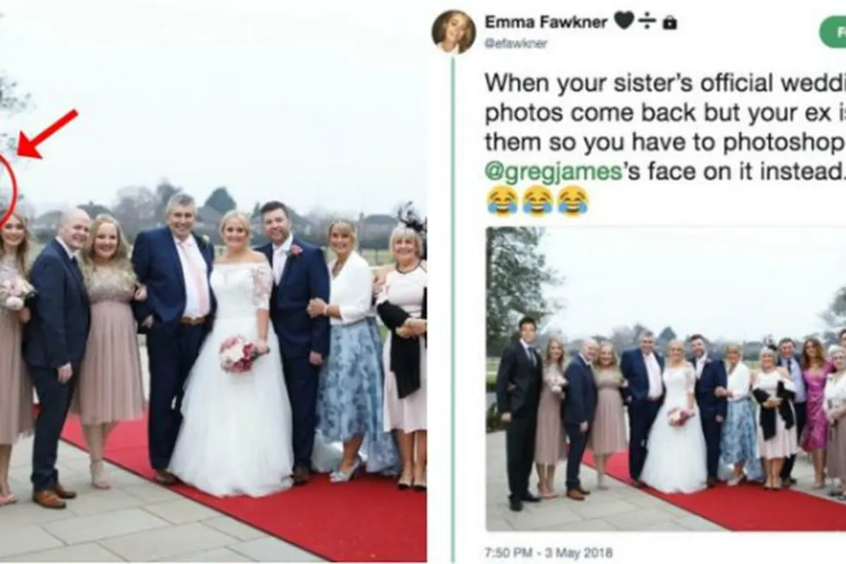 Teknologi edit foto membantu 'menyingkirkan' seseorang dari tampilan foto.