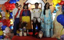 FOTO: Mewahnya Pesta Ulang Tahun Anjing Rocky dan Jesslyn di Mal Jakarta, Dimeriahkan Parade Busana ala Disney