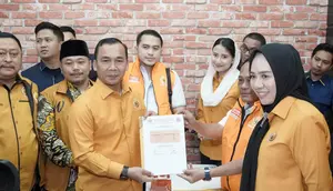 Waketum Golkar Wihaji Maju Jadi Caketum MKGR, Kantongi Dukungan 34 DPD